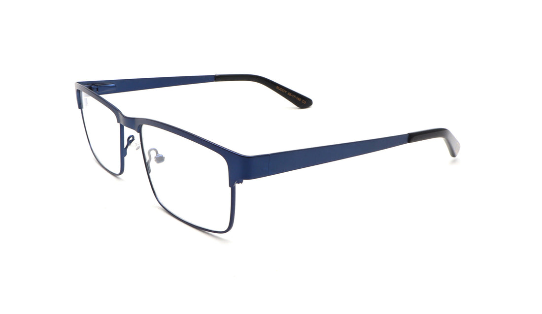 Gafas graduadas greyhounders buddy c3 azul rectangular masculino talla 55mm - Vista principal