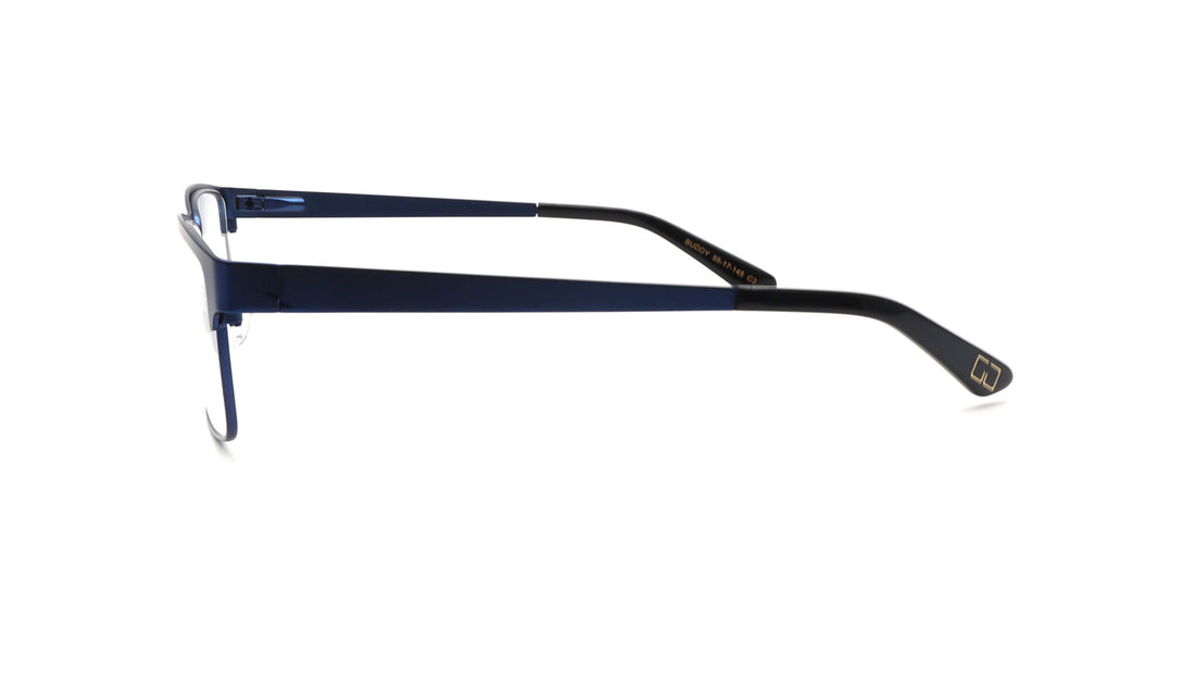 Gafas graduadas greyhounders buddy c3 azul rectangular masculino talla 55mm - Vista de detalle