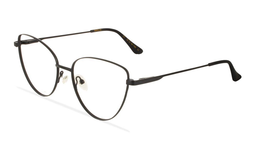 Brillen greyhounders dahlia ordenador c1 negro femenino größe 55mm - Hauptansicht
