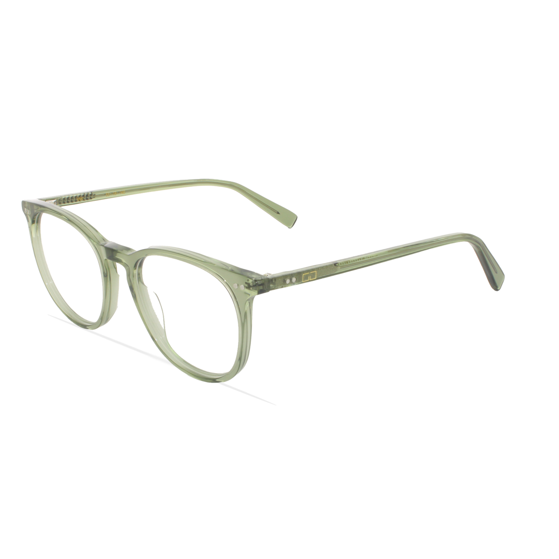 Brillen greyhounders vik green verde round unisex größe 53mm - Hauptansicht