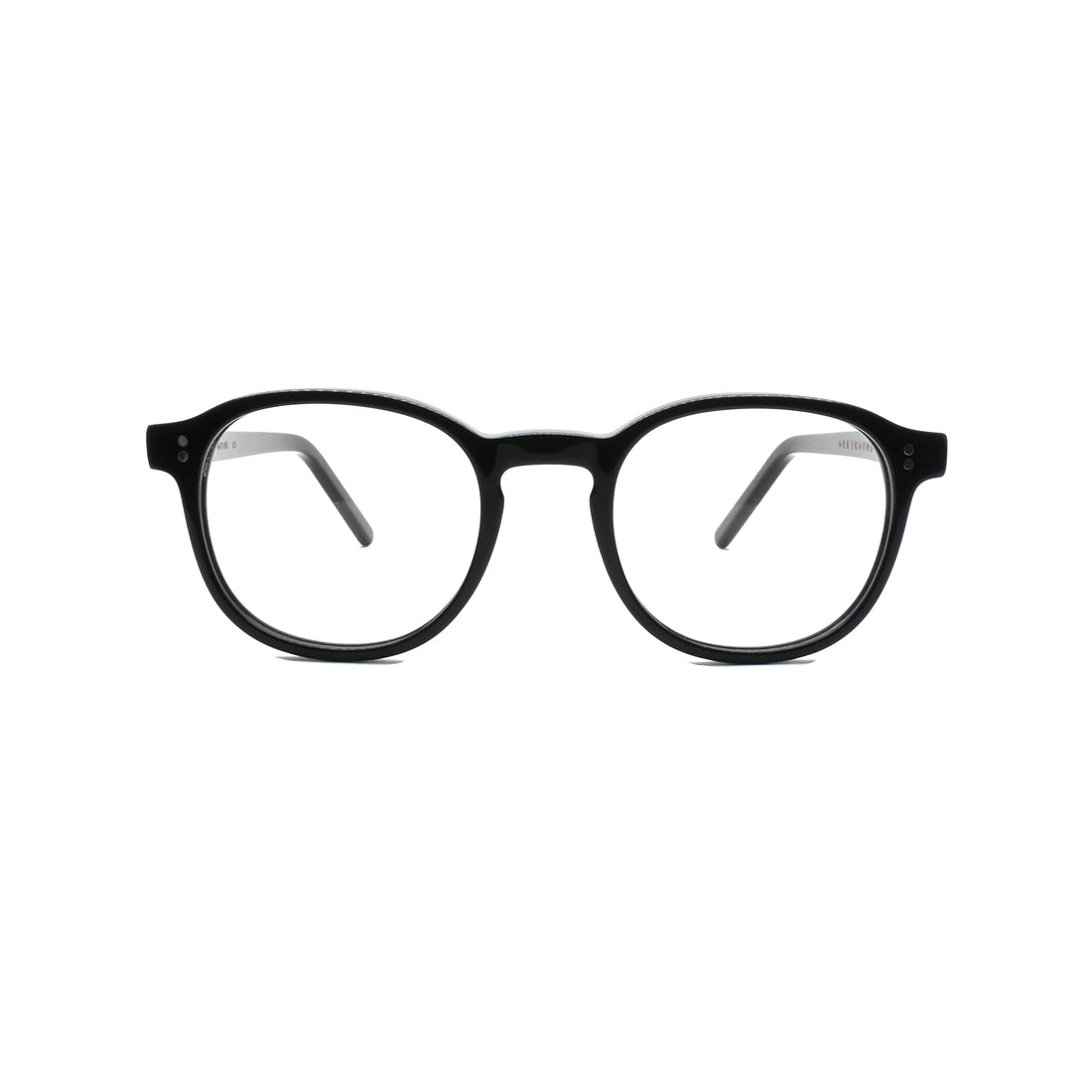 Gafas graduadas greyhounders vincent c1 black negro square unisex talla 48mm - Vista de detalle