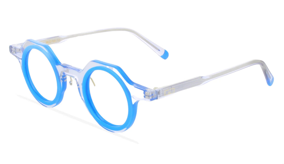 Gafas graduadas greyhounders harley c1 azul irregular unisex talla 39mm - Vista principal