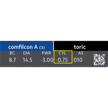 Cargar imagen en el visor de la galería, Lentillas Biofinity Toric Mensual