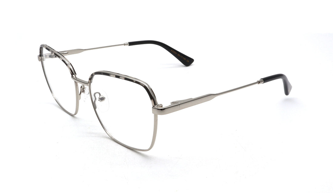 Gafas graduadas greyhounders aiden c2 plateado square femenino talla 55mm - Vista principal