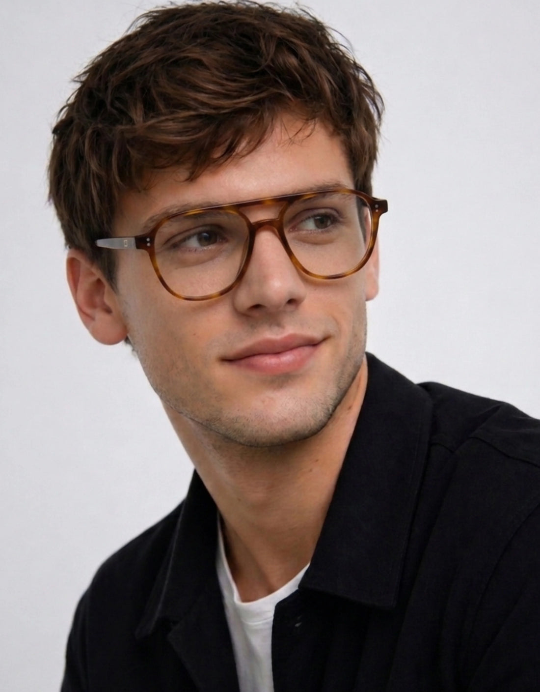 Gafas graduadas greyhounders ares havana havana pilot masculino talla 50mm - Vista de detalle