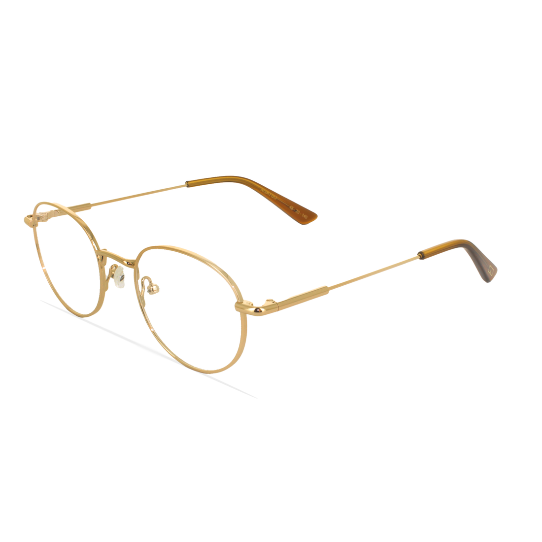 Gafas graduadas greyhounders agatsu gold dorado round unisex talla 48mm - Vista principal