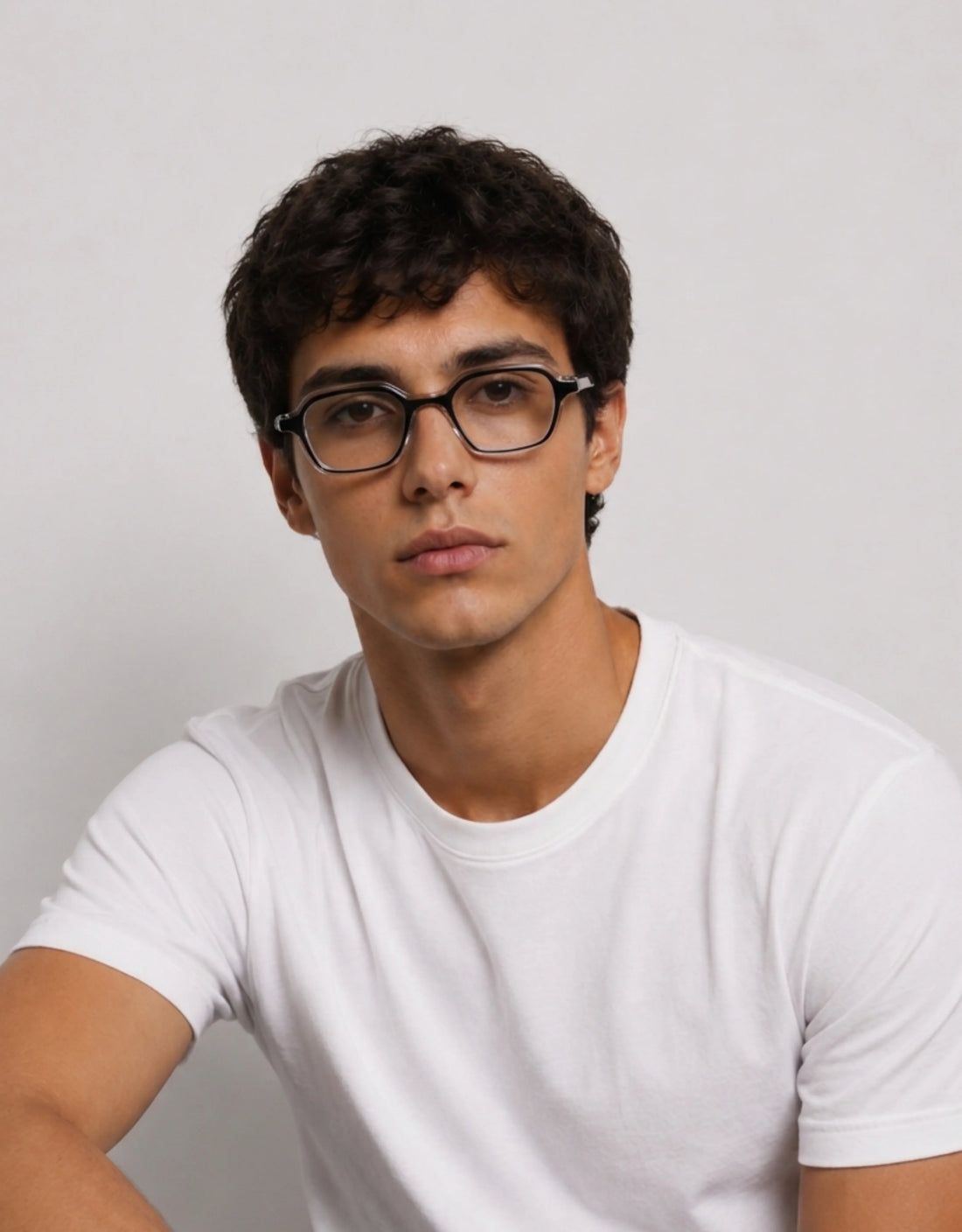 Gafas graduadas greyhounders banff black negro square unisex talla 46mm - Vista de detalle