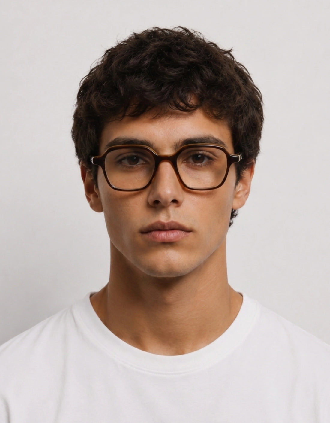 Gafas graduadas greyhounders banff brown marron square unisex talla 46mm - Vista principal