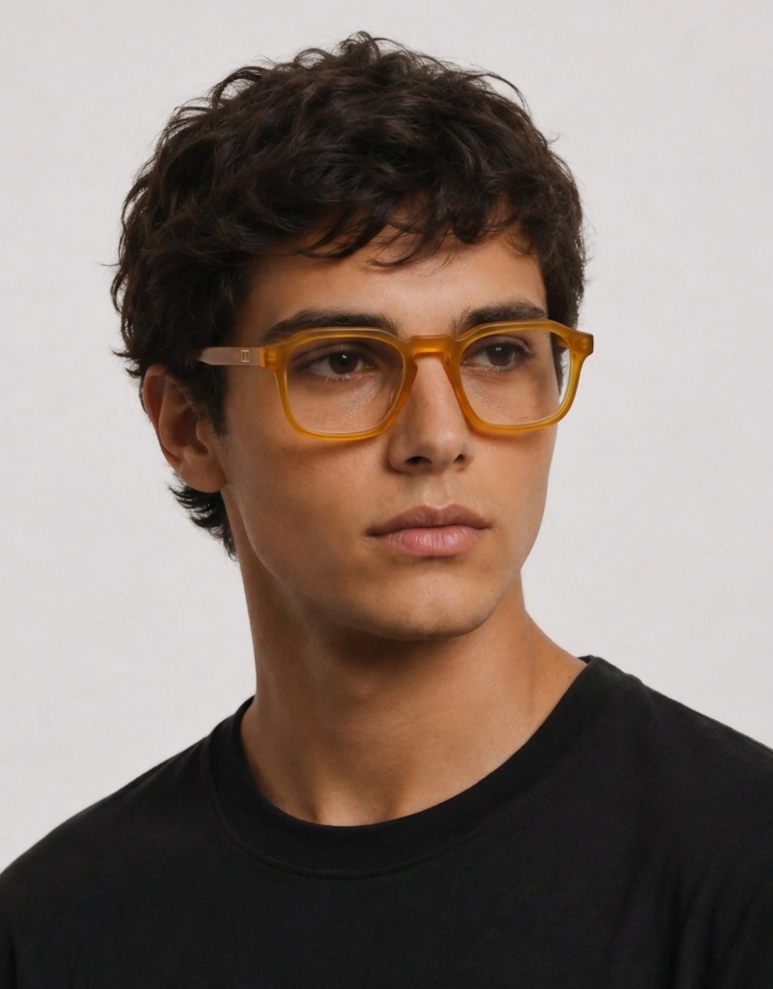 Gafas graduadas greyhounders bluet honey amarillo square unisex talla 52mm - Vista de detalle
