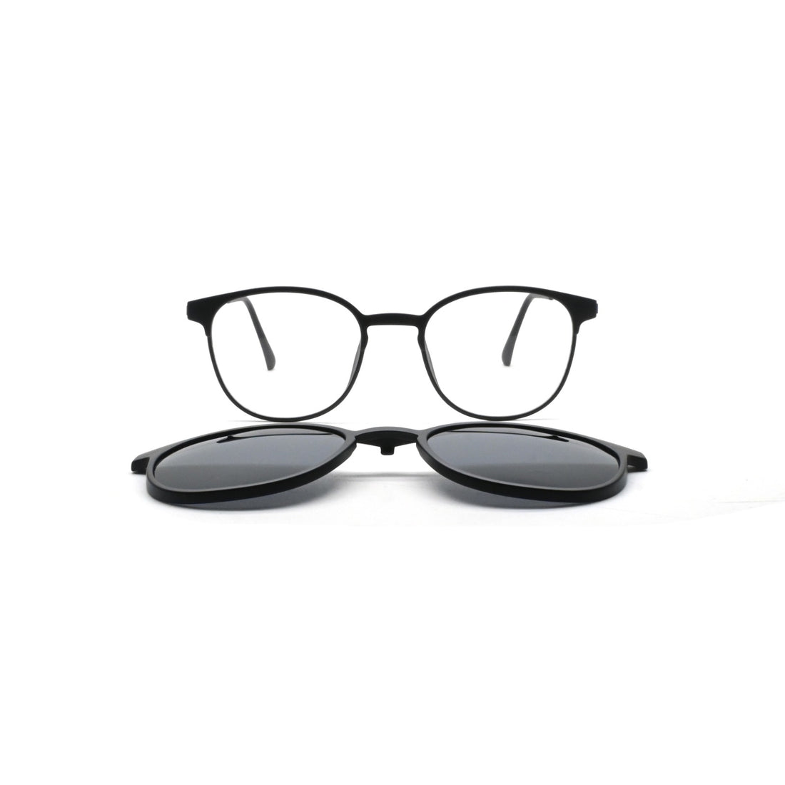 Brillen greyhounders bondi + clip-on c1 black negro pantos unisex größe 51mm - Detailansicht