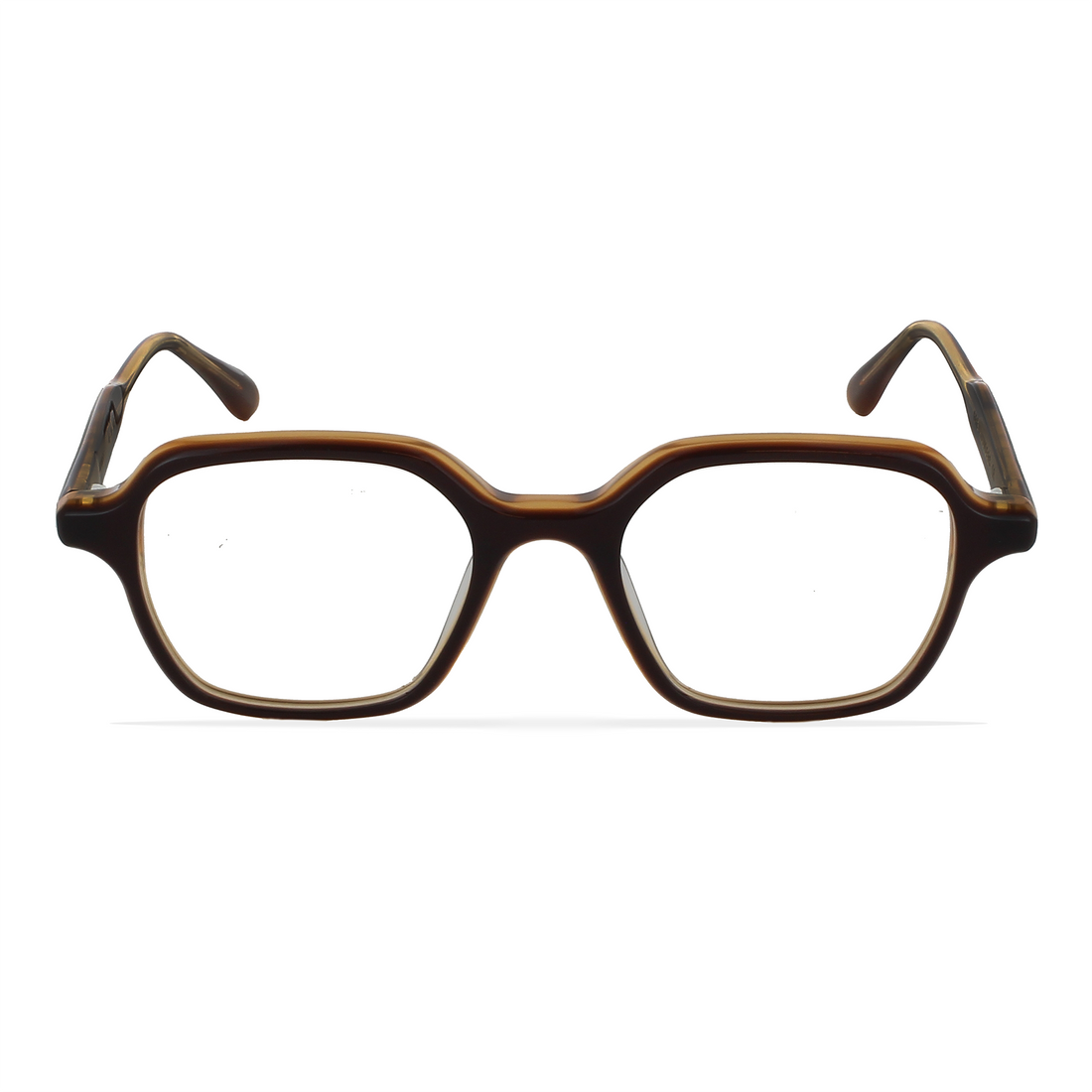 Brillen greyhounders banff brown marron square unisex größe 46mm - Detailansicht