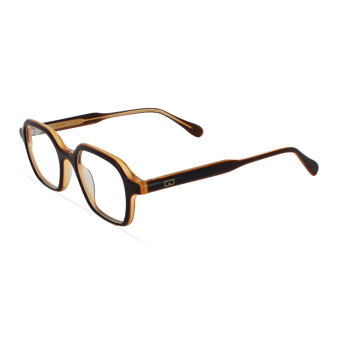 Gafas graduadas greyhounders banff brown marron square unisex talla 46mm - Vista principal
