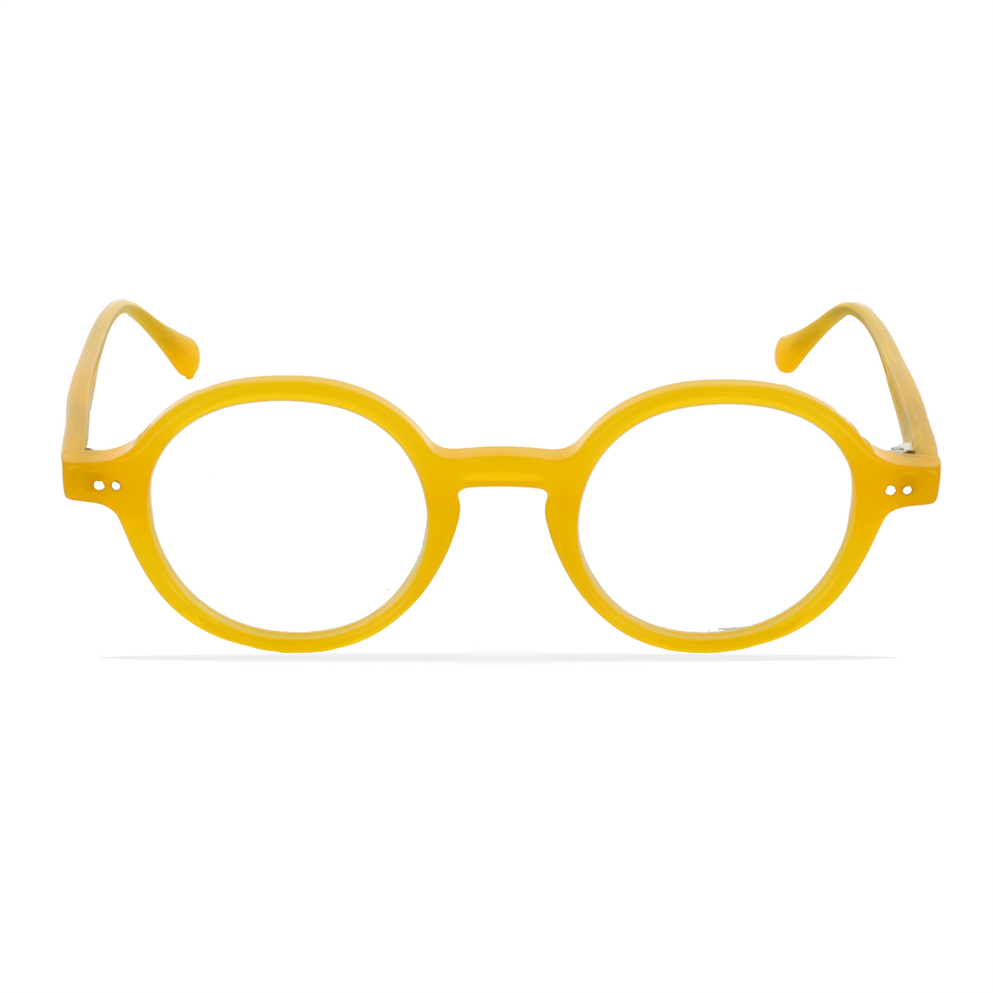 Brillen greyhounders bled yellow amarillo round unisex größe 44mm - Detailansicht