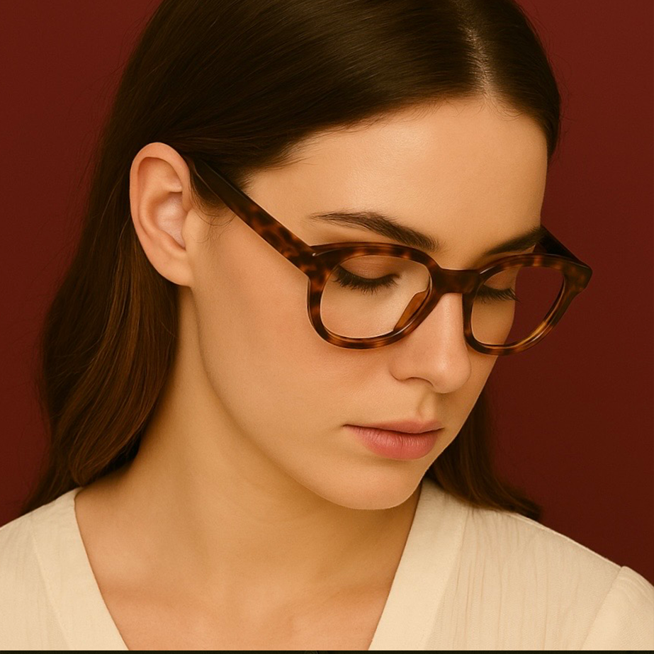 Gafas graduadas greyhounders bluet havana havana square unisex talla 52mm - Vista de detalle