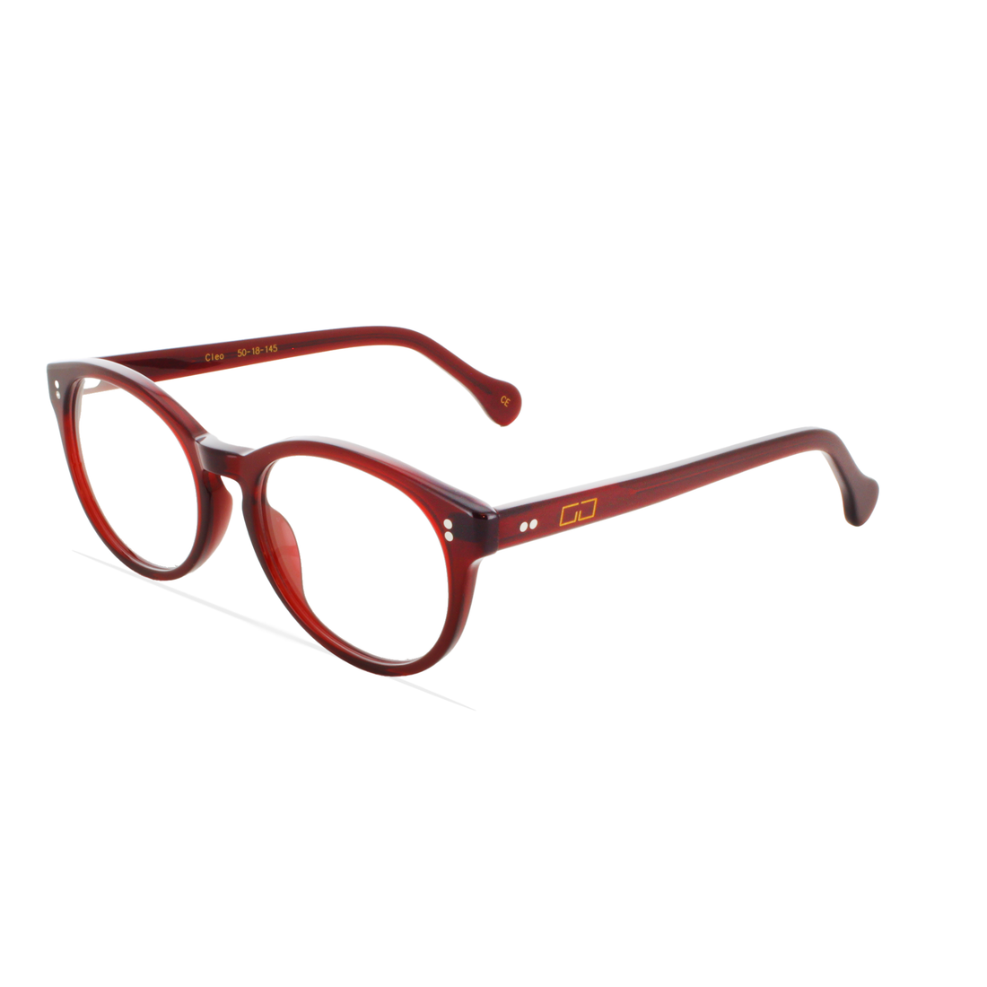 Gafas graduadas greyhounders cleo burgundy burdeos round unisex talla 50mm - Vista principal