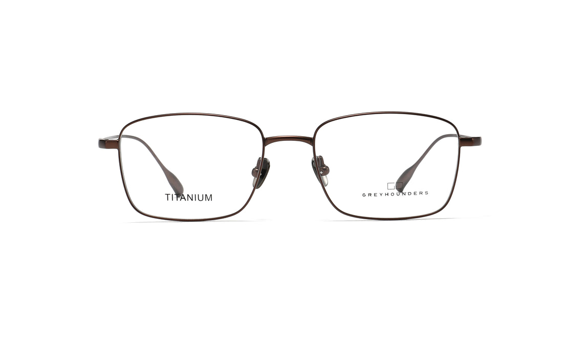 Brillen greyhounders duk c5 s cofee marron rectangular masculino größe 53mm - Detailansicht