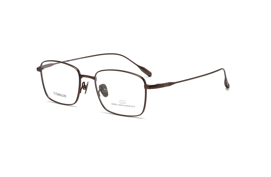 Brillen greyhounders duk c5 s cofee marron rectangular masculino größe 53mm - Hauptansicht