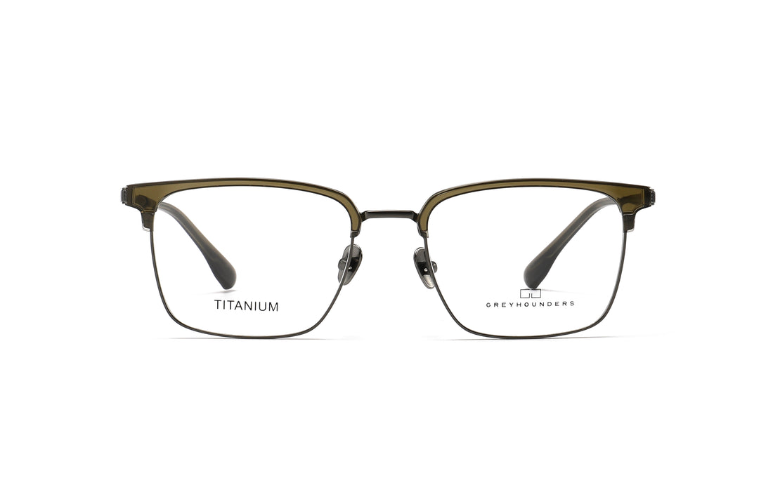 Brillen greyhounders duo c4 s tea verde rectangular unisex größe 54mm - Detailansicht