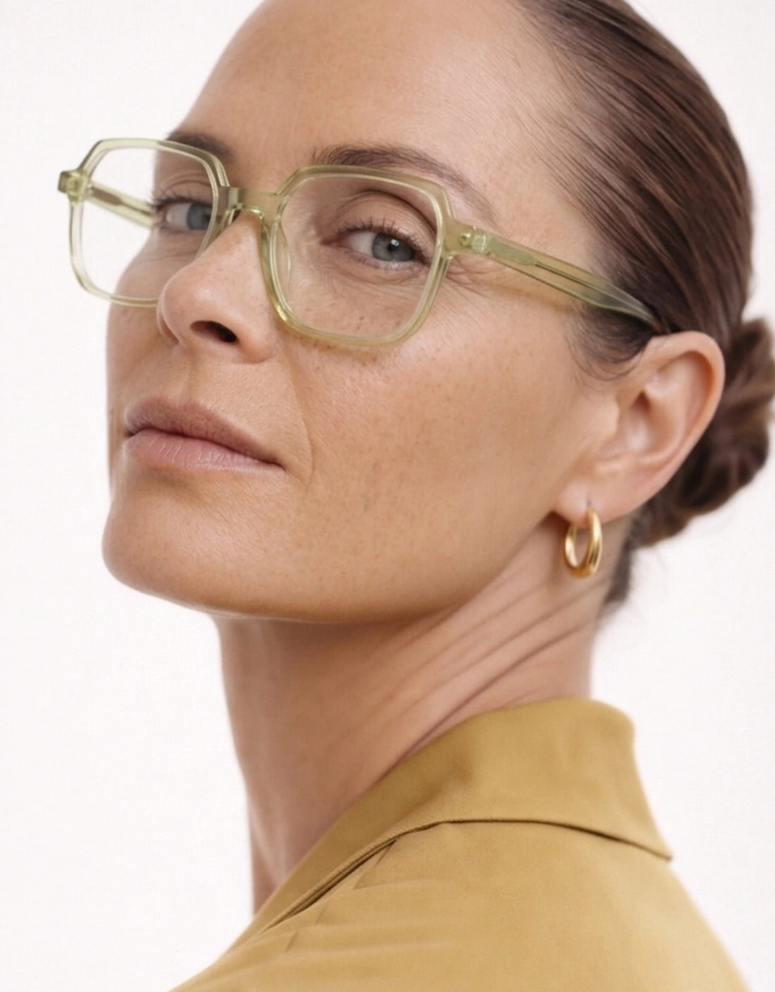 Gafas graduadas greyhounders fiona c4 verde square femenino talla 52mm - Vista principal