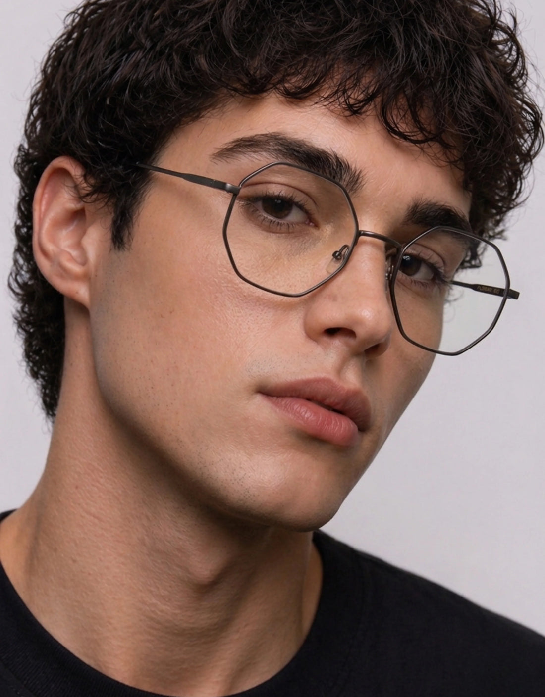 Gafas graduadas greyhounders florian c4 negro geometric unisex talla 50mm - Vista principal
