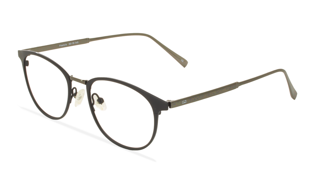 Gafas graduadas greyhounders francis black negro pantos unisex talla 50mm - Vista principal