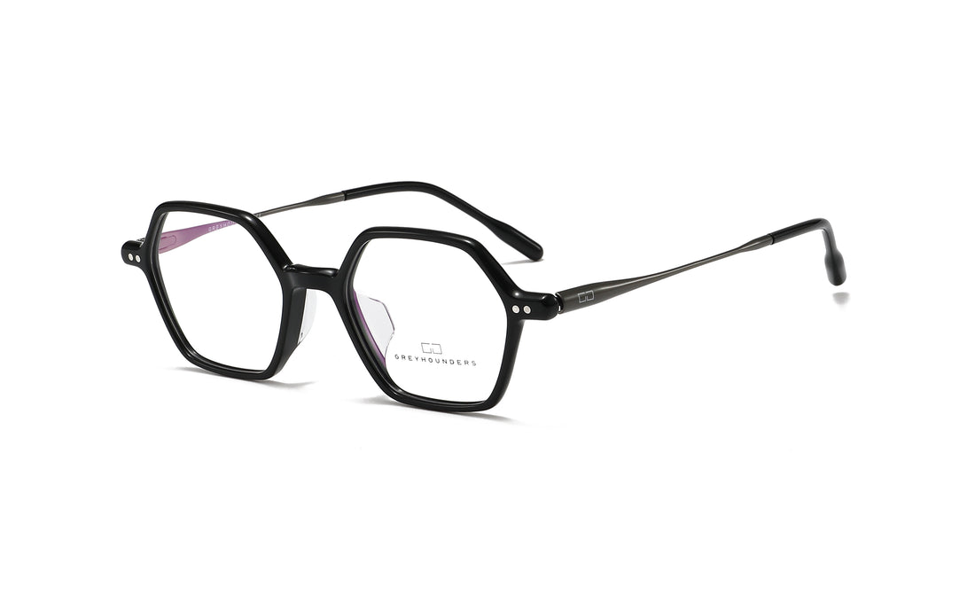Brillen greyhounders galle c1 s black negro geometric unisex größe 51mm - Hauptansicht