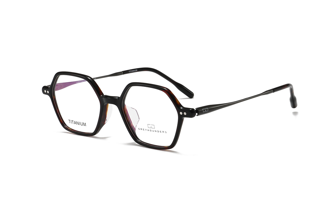 Brillen greyhounders galle c2 s transparent transparente geometric unisex größe 51mm - Hauptansicht