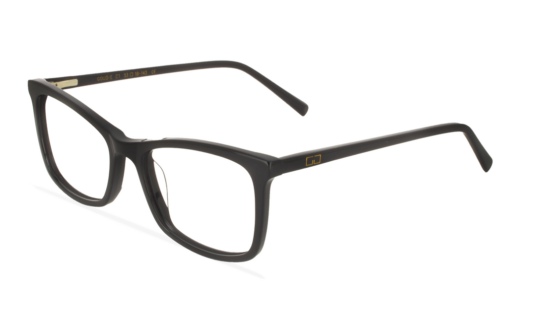 Gafas graduadas greyhounders goudie c1 negro rectangular unisex talla 53mm - Vista principal