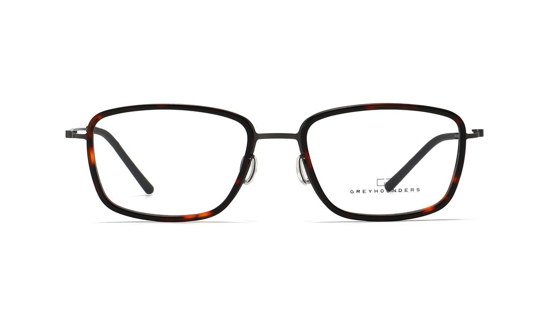 Brillen greyhounders 8045 c4 s hawksbill rectangular masculino größe 54mm - Detailansicht
