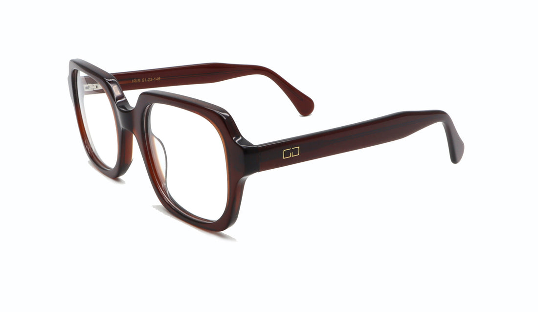 Gafas graduadas greyhounders iris c2 marron square femenino talla 51mm - Vista principal