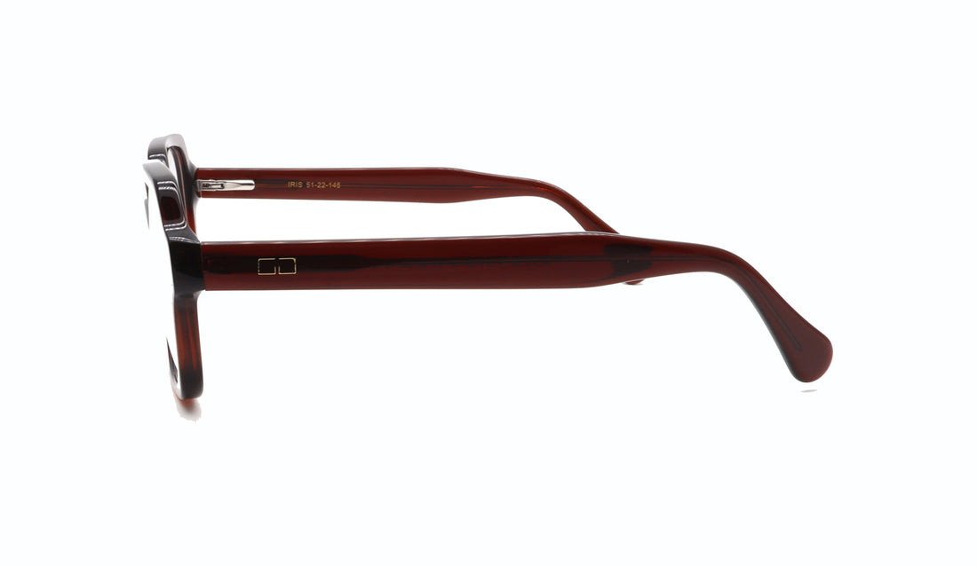 Gafas graduadas greyhounders iris c2 marron square femenino talla 51mm - Vista de detalle