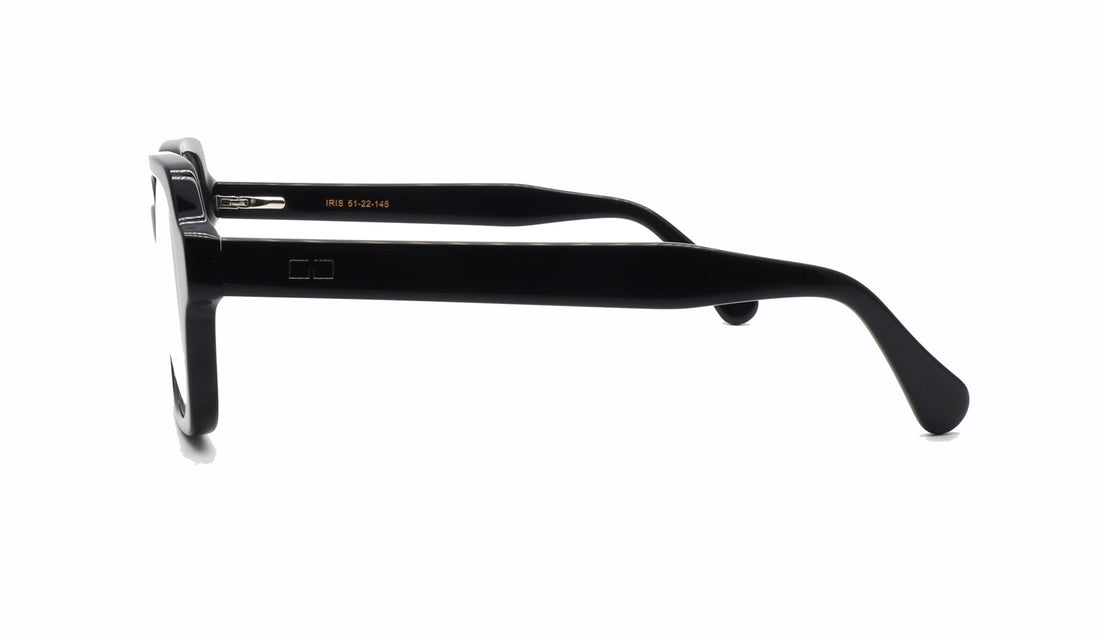 Gafas graduadas greyhounders iris c3 negro square femenino talla 51mm - Vista de detalle