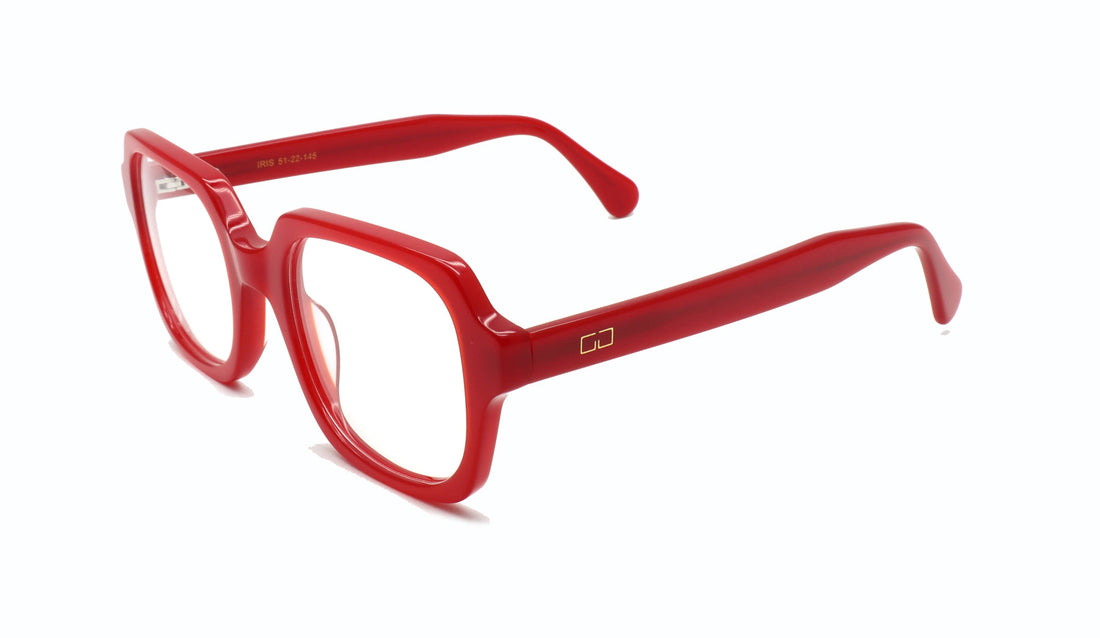 Gafas graduadas greyhounders iris c1 rojo square femenino talla 51mm - Vista principal