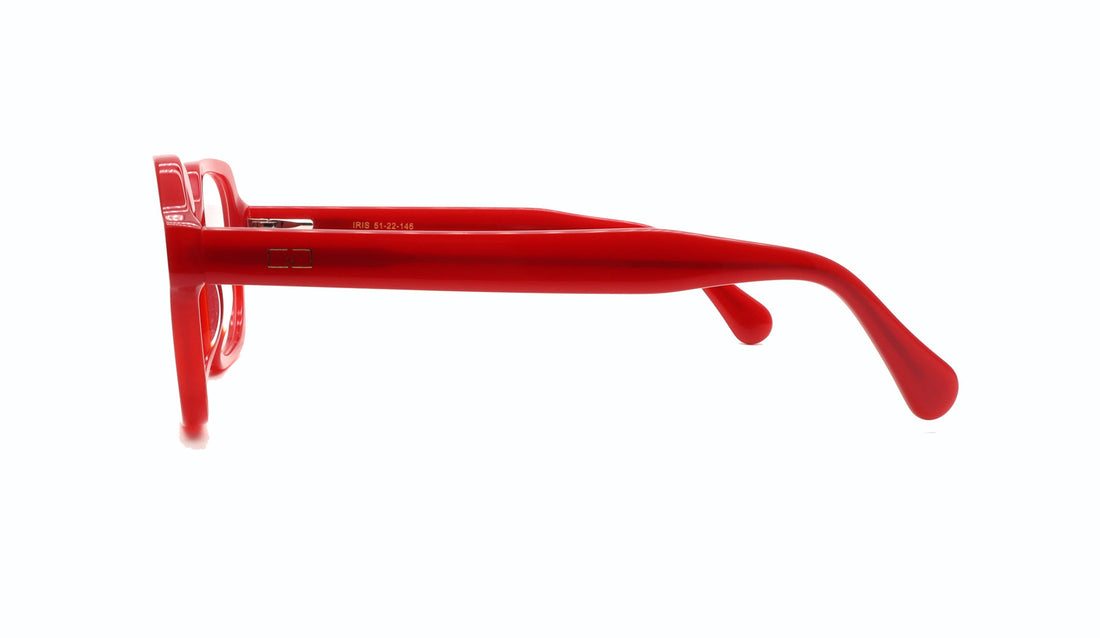Gafas graduadas greyhounders iris c1 rojo square femenino talla 51mm - Vista de detalle