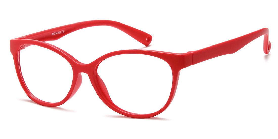 Brillen greyhounders k10 k10a rojo oval infantil größe 48mm - Hauptansicht
