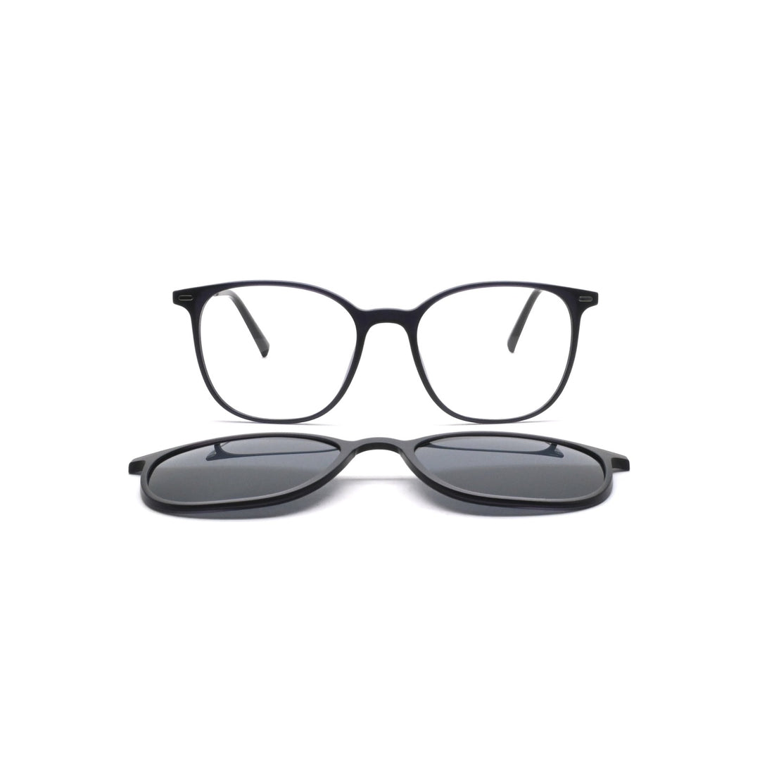 Brillen greyhounders kilda + clip-on c4 black negro square unisex größe 52mm - Detailansicht