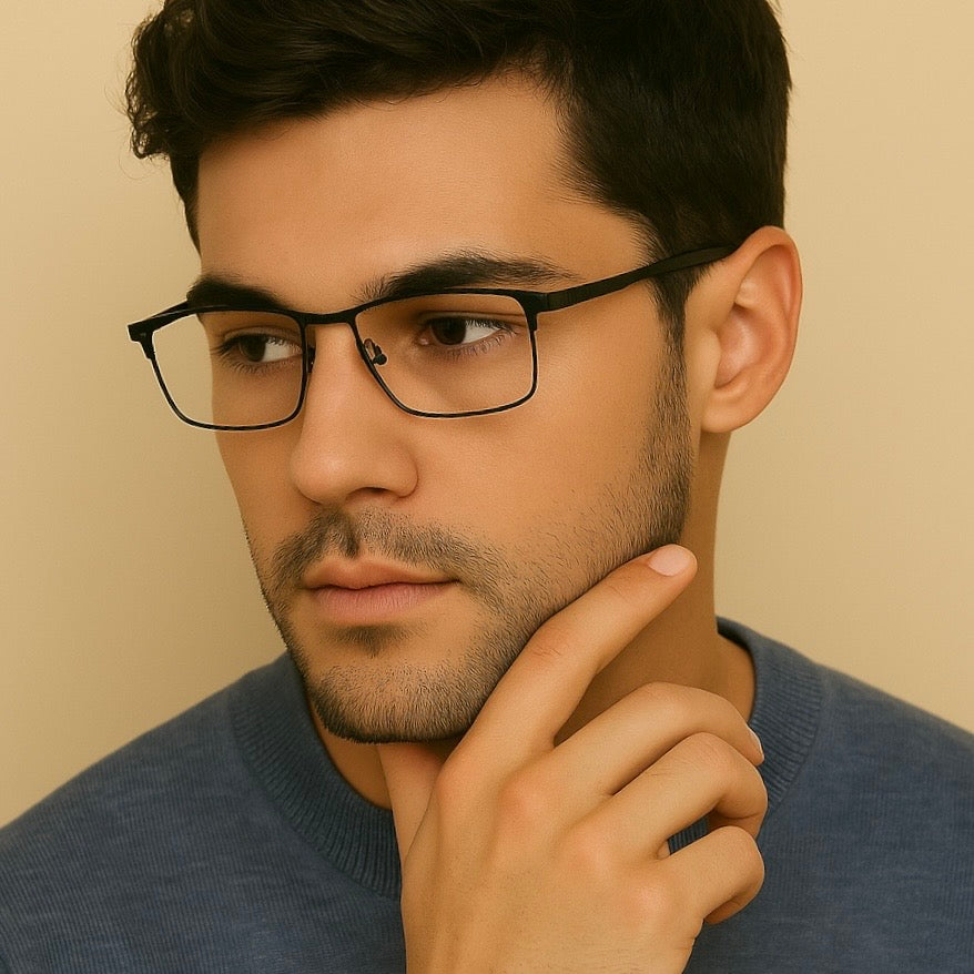 Gafas graduadas greyhounders kaizen black negro square masculino talla 53mm - Vista principal