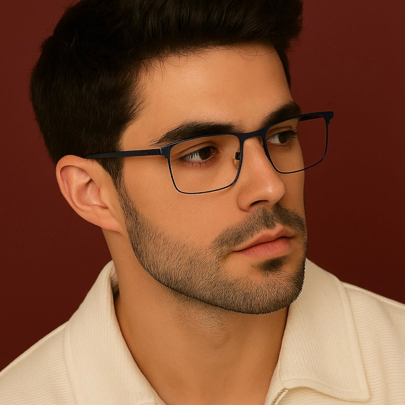 Gafas graduadas greyhounders kaizen blue azul square masculino talla 53mm - Vista de detalle