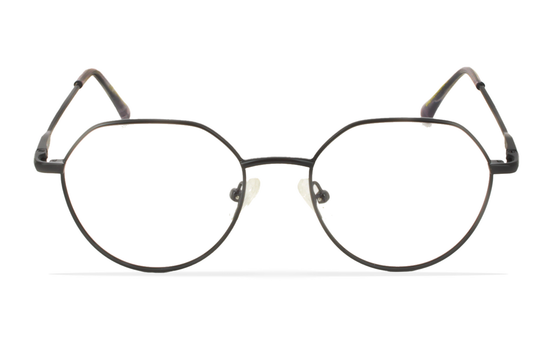 Gafas graduadas greyhounders kyle c2 negro round unisex talla 50mm - Vista de detalle