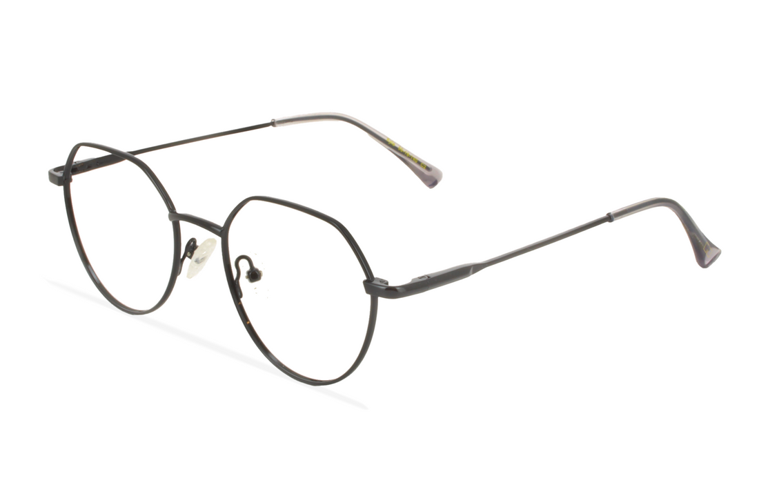 Gafas graduadas greyhounders kyle c2 negro round unisex talla 50mm - Vista principal