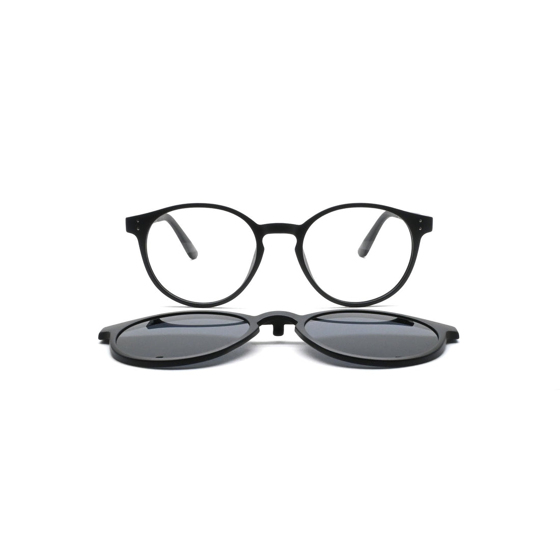Brillen greyhounders lani + clip-on c1 black negro pantos unisex größe 48mm - Detailansicht