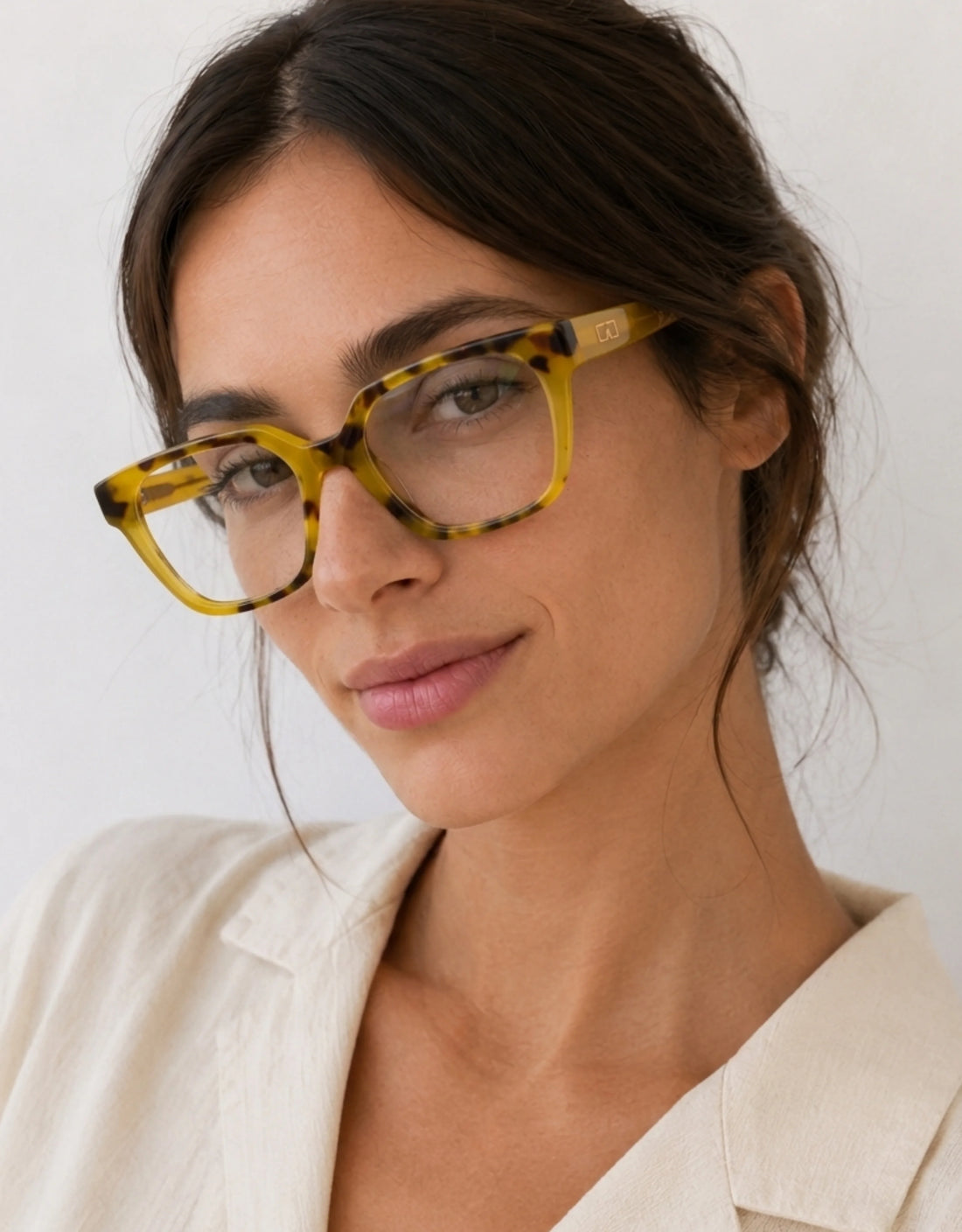 Gafas graduadas greyhounders lily yellow amarillo square femenino talla 53mm - Vista principal