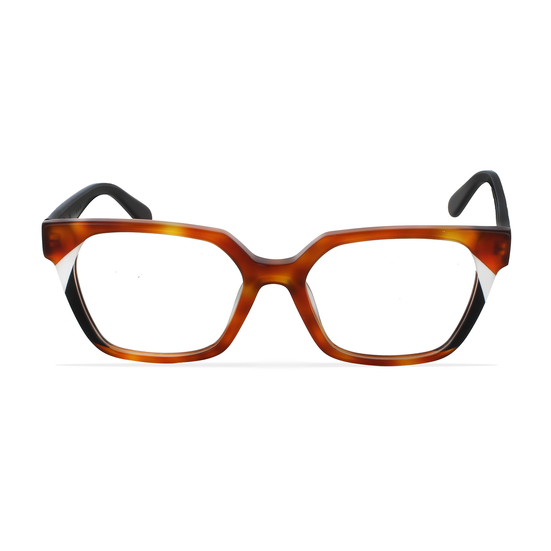 Gafas graduadas greyhounders lily black havana negro square femenino talla 53mm - Vista de detalle