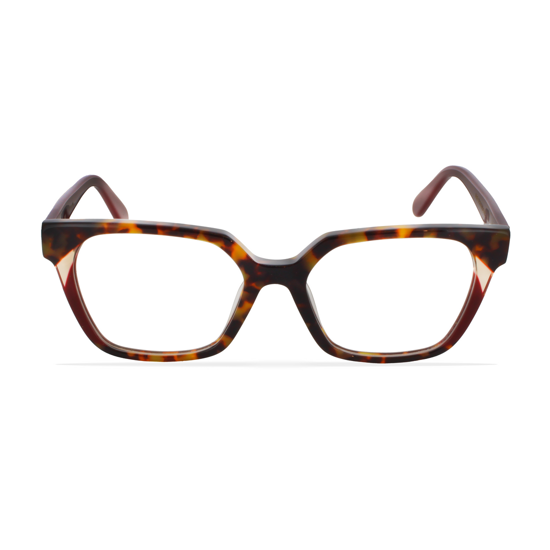 Gafas graduadas greyhounders lily garnet burdeos square femenino talla 53mm - Vista de detalle