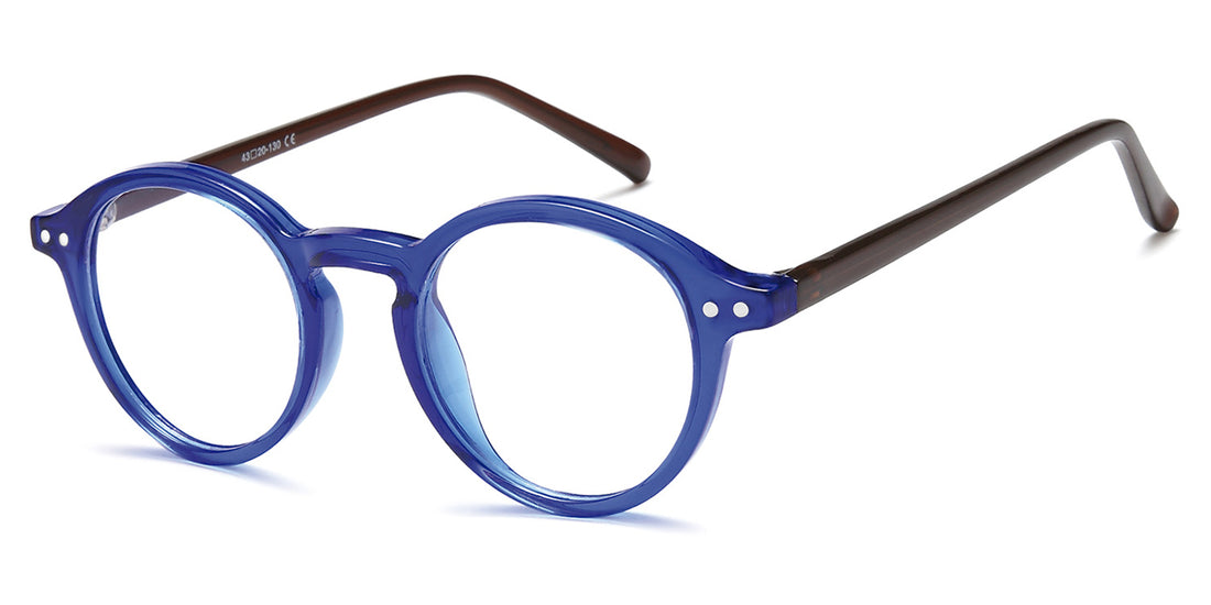 Brillen greyhounders m-cp100 m-cp100b azul round infantil größe 43mm - Hauptansicht