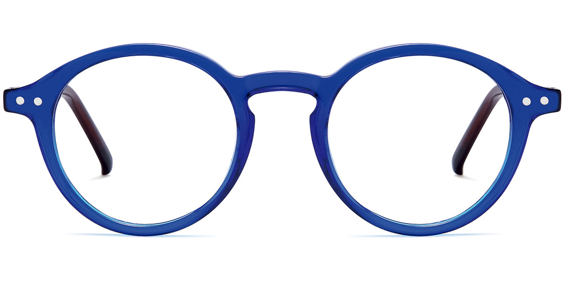 Brillen greyhounders m-cp100 m-cp100b azul round infantil größe 43mm - Detailansicht