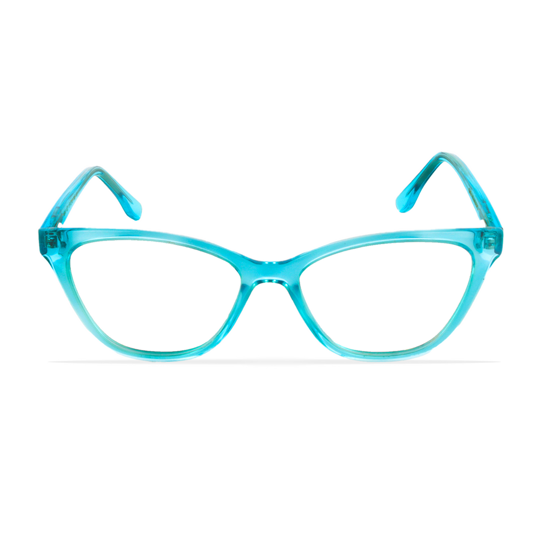 Gafas graduadas greyhounders mia sky blue azul cat eye femenino talla 51mm - Vista de detalle