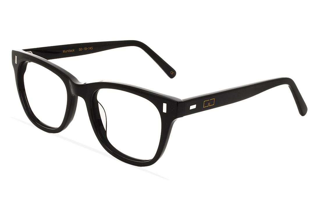 Gafas graduadas greyhounders murdock black negro rectangular unisex talla 50mm - Vista principal