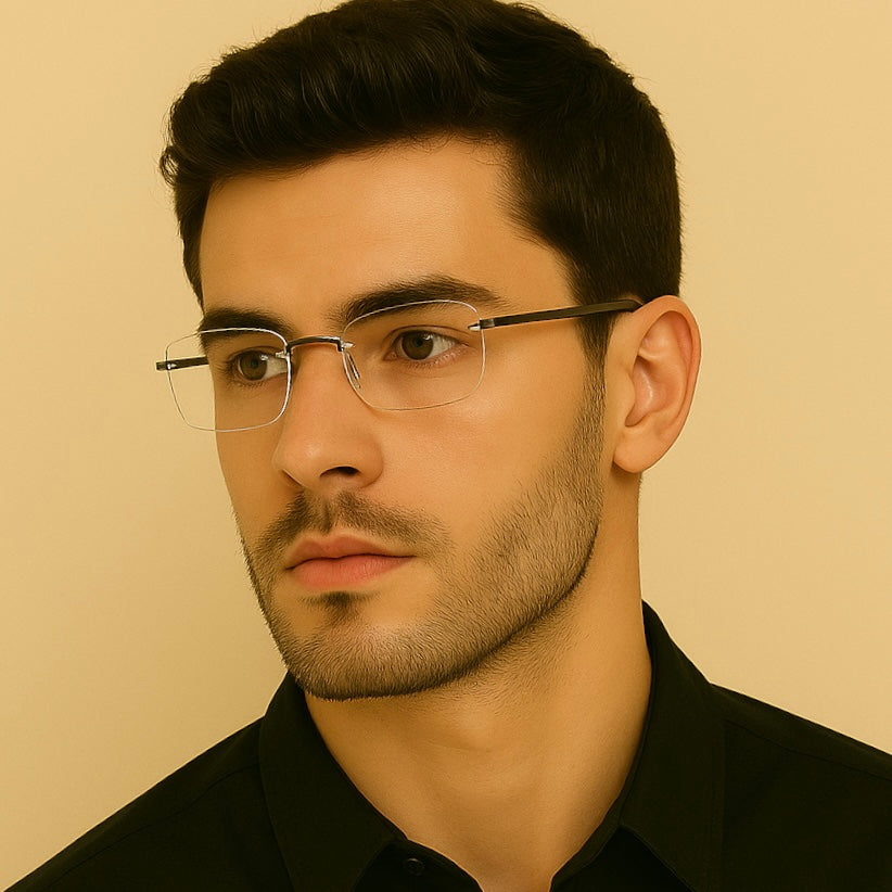 Gafas graduadas greyhounders nagare black negro square unisex talla 56mm - Vista de detalle