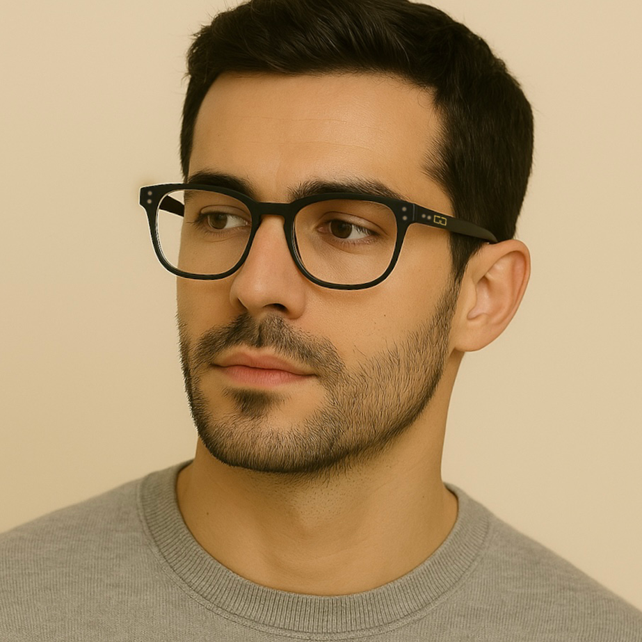 Gafas graduadas greyhounders niseko matte black negro square masculino talla 50mm - Vista principal